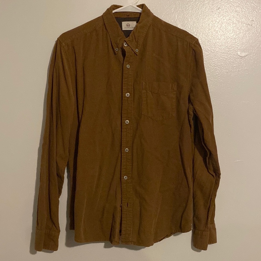 Tan corduroy shirt